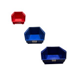 10er Packs Sichtlagerboxen 3 Größen Stapelboxen Kunststoff Schütten 