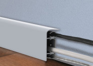 at Home Kabelsockelleiste weiß 