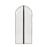 AXENTIA Kleiderschutzhülle Sofia ca. 60 x 135 cm, Große Kleiderhülle aus PE-Folie mit Reißverschluss für Jacken, ideal für Geschäftsreisen 