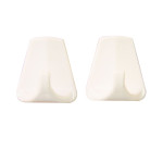 AXENTIA Maxihaken weiß 2 Stück 