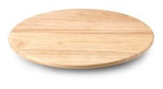 Continenta Drehplatten aus Gummibaumholz, Servierplatten, Drehbretter, Drehteller, Käseplatten, verschiedene Ø 