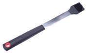culinario BBQ Grillpinsel aus Edelstahl mit Silikonborsten und Kunststoffgriff, 39 x 1,5 cm 