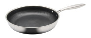 culinario Edelstahl Bratpfanne 28 cm mit Waben-Antihaftbeschichtung Induktion 