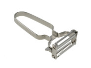 culinario Edelstahl Doppelkopfschäler, Gemüseschäler, Spargelschäler, Gurkenschäler 