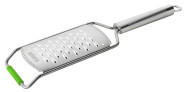 Culinario Edelstahlreibe DUO, mit Schutzhülle und rutschhemmenden Fuß, Länge 32 cm 