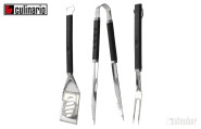 culinario Grillbesteck Set mit Grillzange, -Gabel u. -Wender 