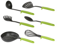 culinario Küchenhelfer aus robustem Kunststoff, Antihaft-Beschichtung schonend mit Aufhängeöse 