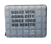 Dolce Vita Roma Laptop Schutztasche für bis zu 15,4 Zoll Laptops und Notebooks 