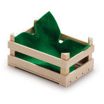 Erzi Obststiege, Kinderspielzeug, Kaufladenzubehör, klein 12,2 x 8,3 x 6 cm