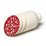 Erzi Salami zum Schneiden, Spielzeug-Salami, Kaufladenzubehör 