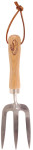 Esschert Design Gartengabel, Gabel mit Holzgriff, ca. 8,3 cm x 4,5 cm x 30 cm 