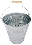 Esschert Design Grilleimer mit Griff, Ø 30,5 x 34 cm 