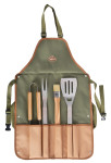 Esschert Design Grillschürze mit Grillbesteck 