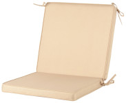 Esschert Design Kissen für MF014, 50 x 5,7 x 92 cm, mit Schlaufen zum Festbinden, in beige, ideal für Schaukelstuhl 