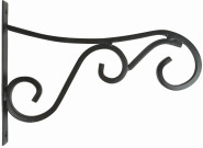 Esschert Design Metallhaken für Hanging Baskets, Größe L, 4,1 x 35 x 26 cm, Gartendekoration, Hängevorrichtung 