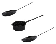 Esschert Design Outdoor Pfannen, Ausführung wählbar, für Popcorn, Kastanien, Pfannkuchen auf Grill und Lagerfeuer 