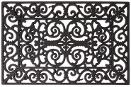 Esschert Design Schmutzfangmatte, Fußmatte in schwarz aus Gummi, rechteckig, verschiedene Größen 