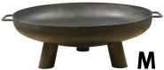 Esschert Design Stahlfeuerschale aus Stahl, 80,0 x 70,0 x 24,5 cm 