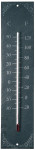 Esschert Design Thermometer, Temperaturmesser aus Schiefer, Anzeige in Fahrenheit und Celsius, ca. 10 cm x 45 cm 