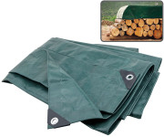 Happy People Universalabdeckplaneca. 2 x 3 m, PE 100 g/m2,grün, Pantone 560 C 