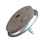 homeXpert Möbelgleiter Filz mit Schraube, Durchmesser 35/32 mm 35,00