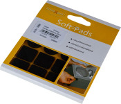homeXpert Rutschstopper SOFT-PAD rund 20 mm/eckig 20 x 20 mm, Inhalt: 16 Stück , Höhe: 2,5 mm 