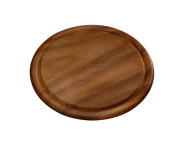 Kesper Fleischteller, Holzteller, Servierteller, aus Hartholz, verschiedene Größen zur Auswahl 