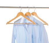 15 Stück Kesper Formkleiderbügel, Garderobenbügel, Kleiderbügel, mit rutschhemmenden Hosensteg, (5 x 3er Pack), Breite: 450 mm Anzahl: 15 Stück