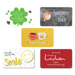 Kesper Frühstücksbrettchen Positive Botschaften 23 x 14 cm Melamin rutschhemmende Füßchen, Brotzeit- und Schneidebrett, Küchenbrett 