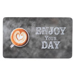 Kesper Frühstücksbrettchen ENJOY Your DAY 23 x 14 cm Melamin rutschhemmende Füßchen, Brotzeit- und Schneidebrett, Küchenbrett ENJOY Your DAY | Anzahl: 1 Stück