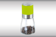 Kesper Pfeffermühle, Gewürzmühle, Küchenmühle, aus Glas, Höhe: 140 mm, Durchmesser: 65 mm 