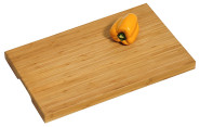 Kesper Profi-Schneidebrett, Tranchierbrett, Küchenbrett, Holzbrett, aus FSC-Bambus, Maße: ca. 450 x 270 x 30 mm Anzahl: 1 Stück