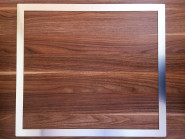 Kochfeld Adapterrahmen aus Edelstahl, für Arbeitsplatten 