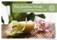 Luminaria Laternen-Grußkarte "Herzlichen Dank" 