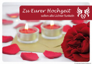 Luminaria Laternen-Grußkarte "Zu Eurer Hochzeit" 