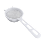 Metaltex Sieb aus Kunststoff mit feinem Gewebe, Universalsieb, Mehlsieb, Teesieb, weiß, verschiedene Ø zur Auswahl 