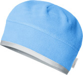 Playshoes Fleece-Mütze helmgeeignet, Größe: 49cm, Farbe: aquablau 