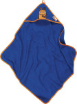 Playshoes Frottee-Kapuzentuch DIE MAUS, Größe: 100x100cm, Farbe: marine 