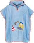 Playshoes Frottee-Poncho Bagger, Größe: L, Farbe: bleu 