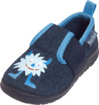 Playshoes Hausschuh Monster, Größe: 30/31, Farbe: jeansblau 