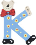 Playshoes Holz-Buchstaben K, farblich sortiert K