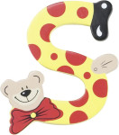 Playshoes Holz-Buchstaben S, farblich sortiert S