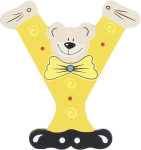 Playshoes Holz-Buchstaben Y, farblich sortiert Y