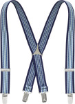 Playshoes Hosenträger gestreift, Größe: 60 cm, hellblau/marine marine | 60 cm