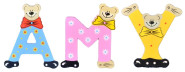 Playshoes Kinder Holz-Buchstaben Namen-Set AMY - sortiert 