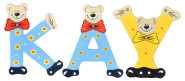 Playshoes Kinder Holz-Buchstaben Namen-Set KAY - sortiert 