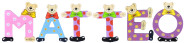 Playshoes Kinder Holz-Buchstaben Namen-Set MATTEO - sortiert 