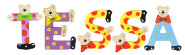 Playshoes Kinder Holz-Buchstaben Namen-Set TESSA - sortiert 