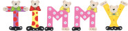 Playshoes Kinder Holz-Buchstaben Namen-Set TIMMY - sortiert 