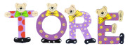 Playshoes Kinder Holz-Buchstaben Namen-Set TORE - sortiert 
